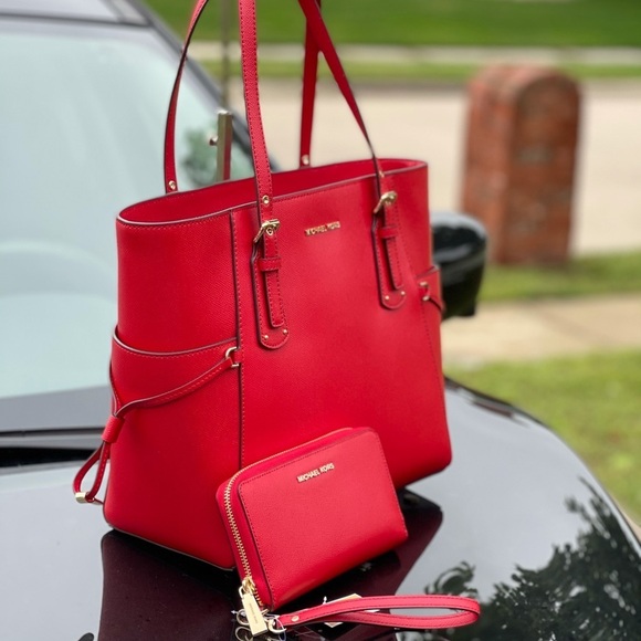 Michael kors voyager east west tote+ wallet set - Picture 3 of 11